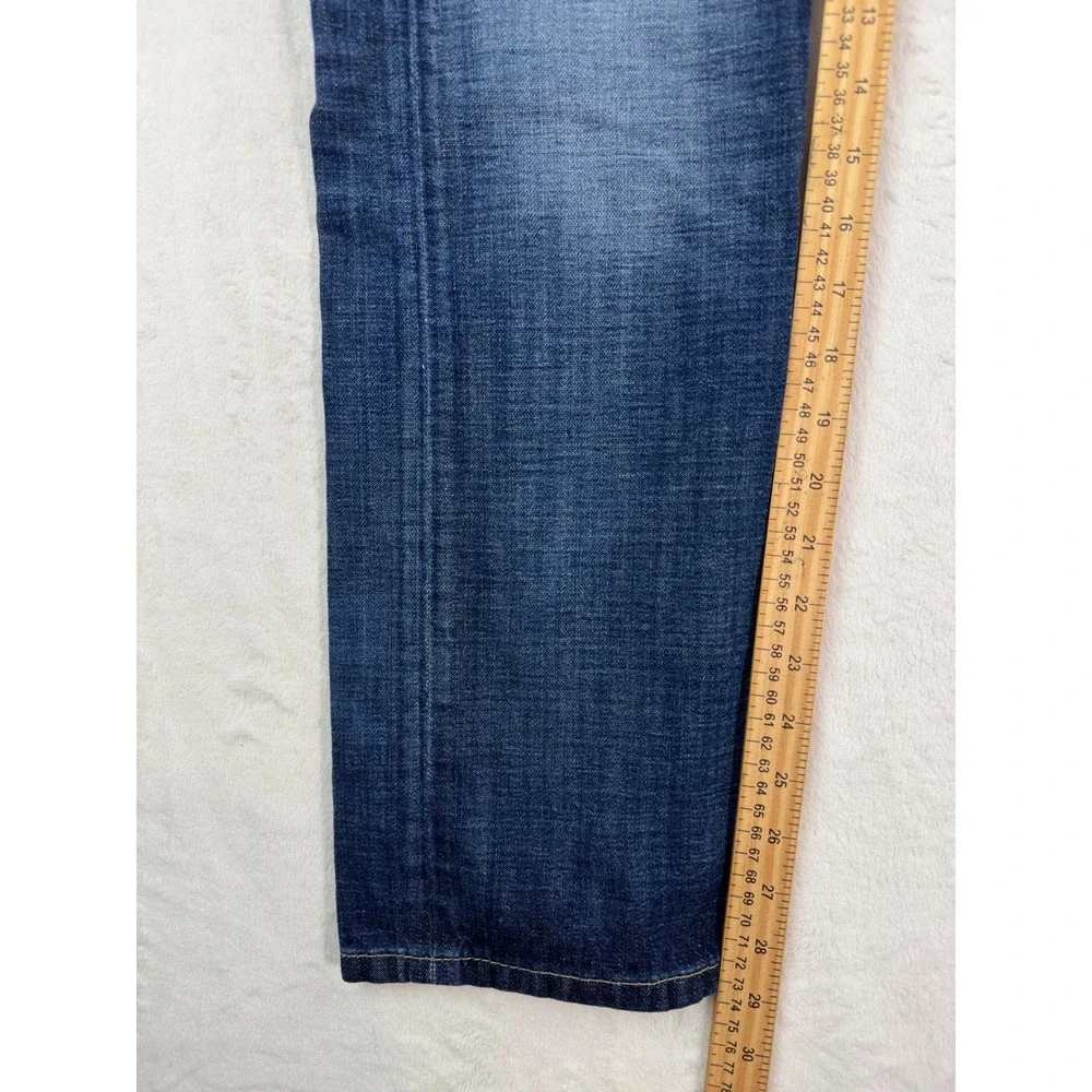 Levis 513 Slim Straight Jeans Mens 30x30 Dark Wash Blue Denim 08513-0242
